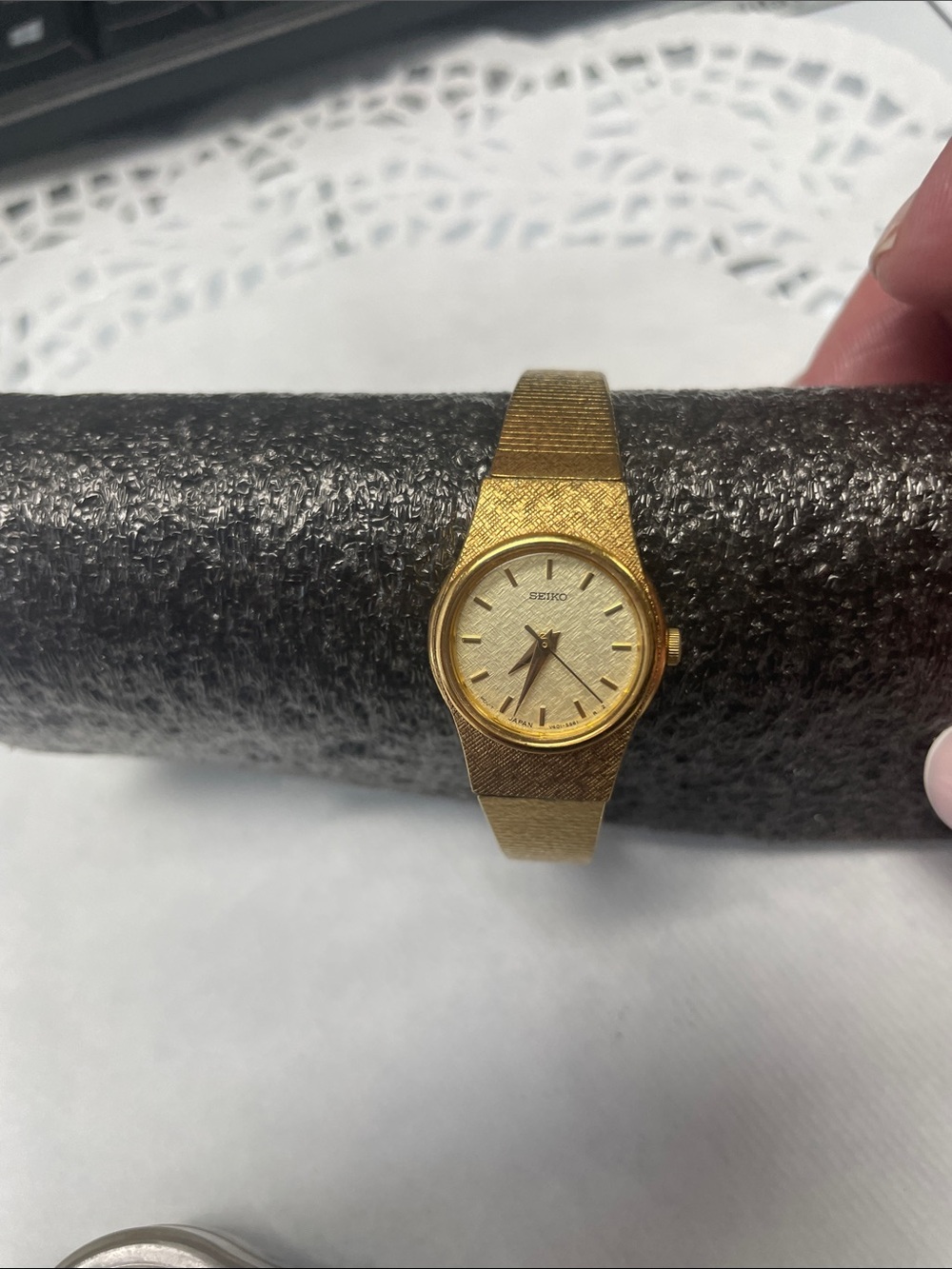 Seiko Gold Tone Slim Women's Bracelet Watch